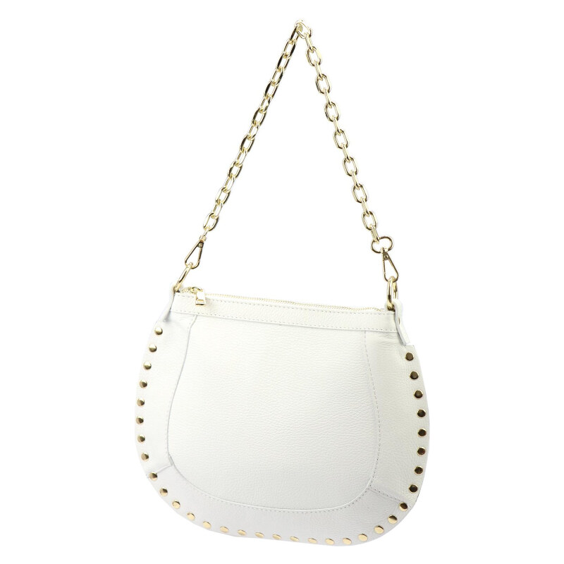 Kožená kabelka Luka biela KZ53320 62179462