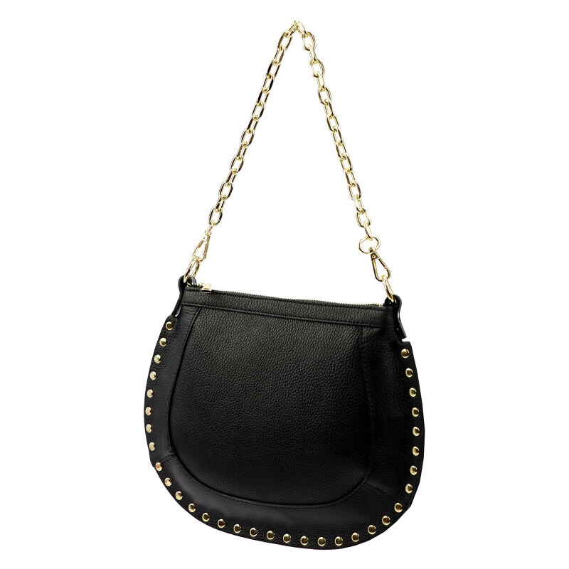 Kožená kabelka Luka čierna KZ53317 62179465