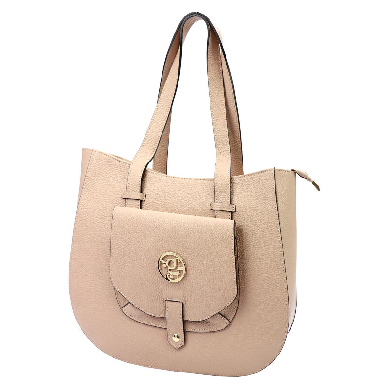 Kožená kabelka Gregorio ružová KZ53381 62179466