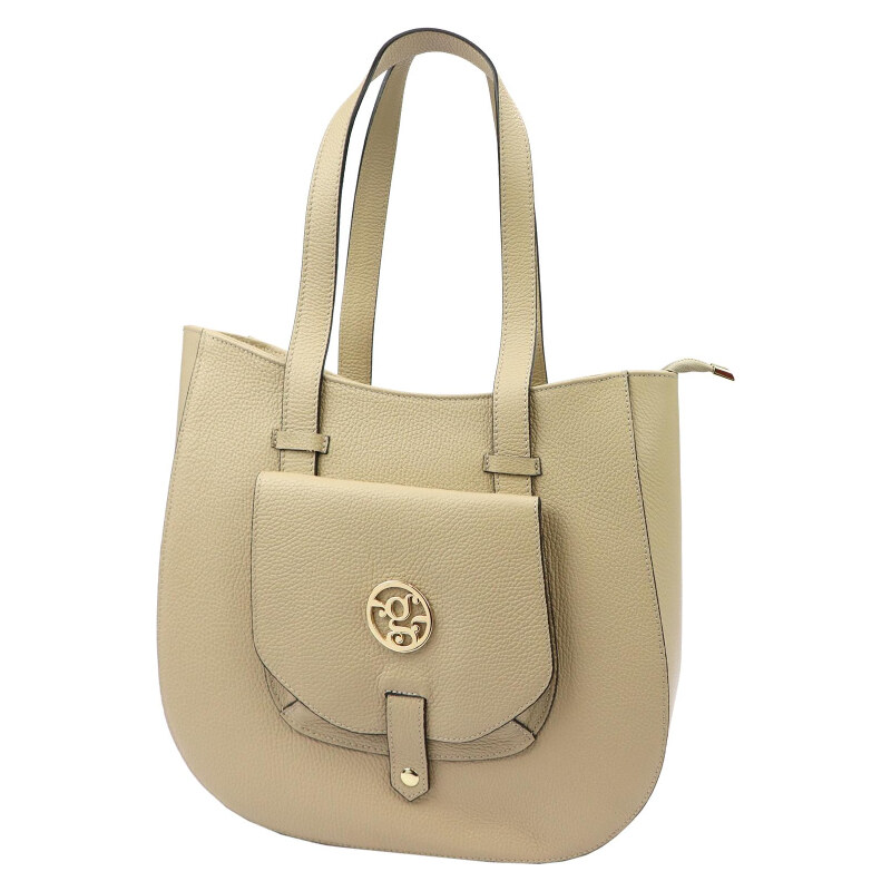 Kožená kabelka Gregorio béžová KZ53380 62179467