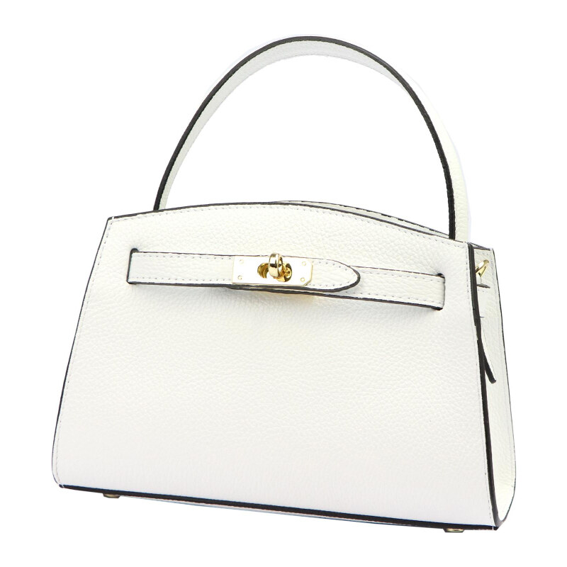 Kožená kabelka Luka biela KZ53315 62468848