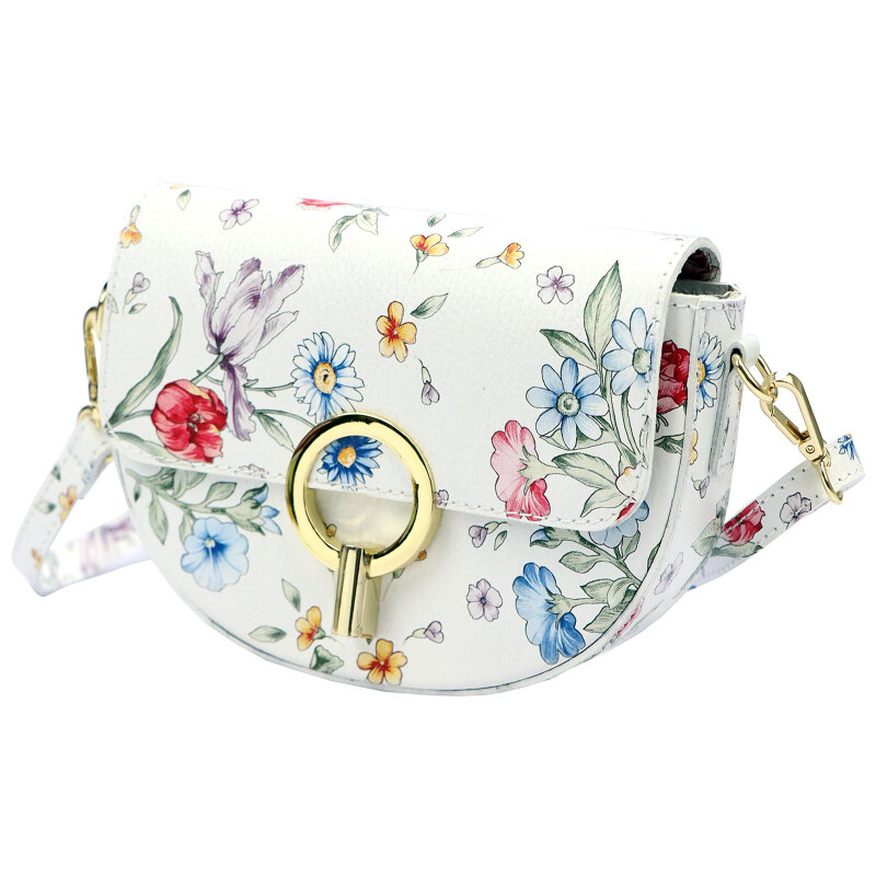 Kožená kabelka Luka biela KZ52854 62179491