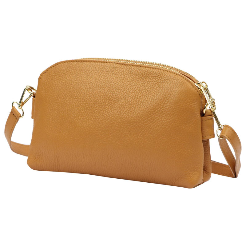 Kožená kabelka Luka hnedá KZ52756 62179497