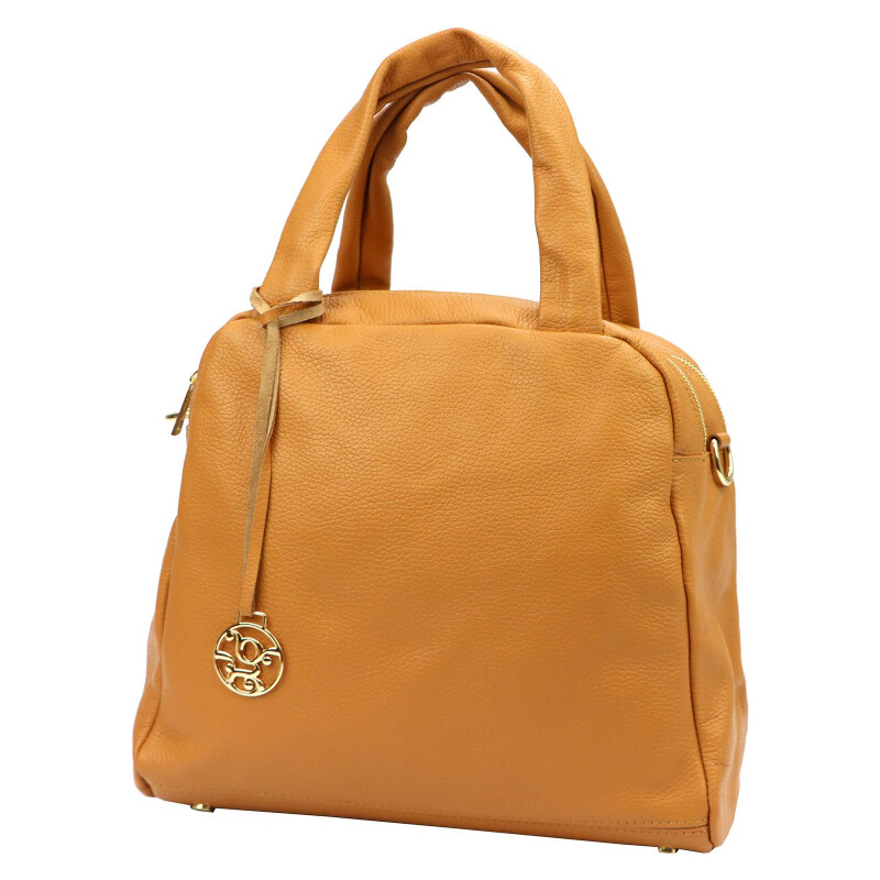 Kožená kabelka Gregorio hnedá KZ51763 62179562