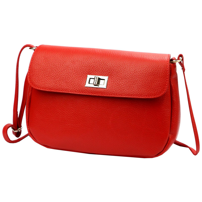 Kožená kabelka Luka červená KZ52197 62468862
