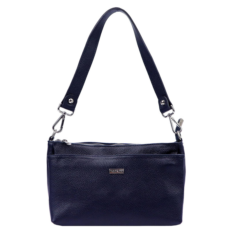 Kožená kabelka MiaMore modrá KZ51425 62179646