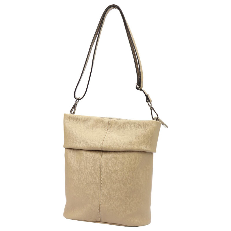 Kožená kabelka Luka béžová KZ51437 62179663