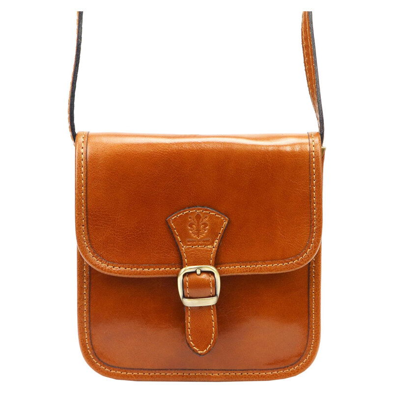 Kožená kabelka Florence hnedá KZ50603 62179712