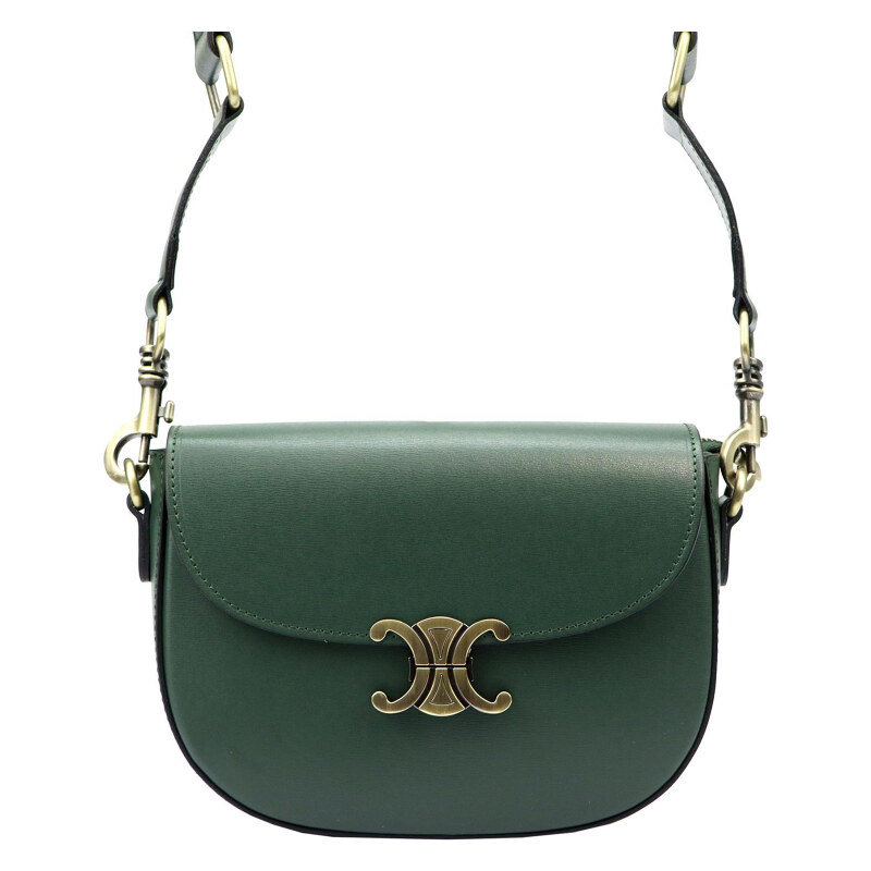 Kožená kabelka Luka zelená KZ50403 62179734