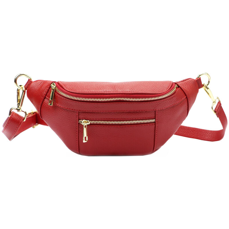 Kožená kabelka Luka červená KZ50148 62179749