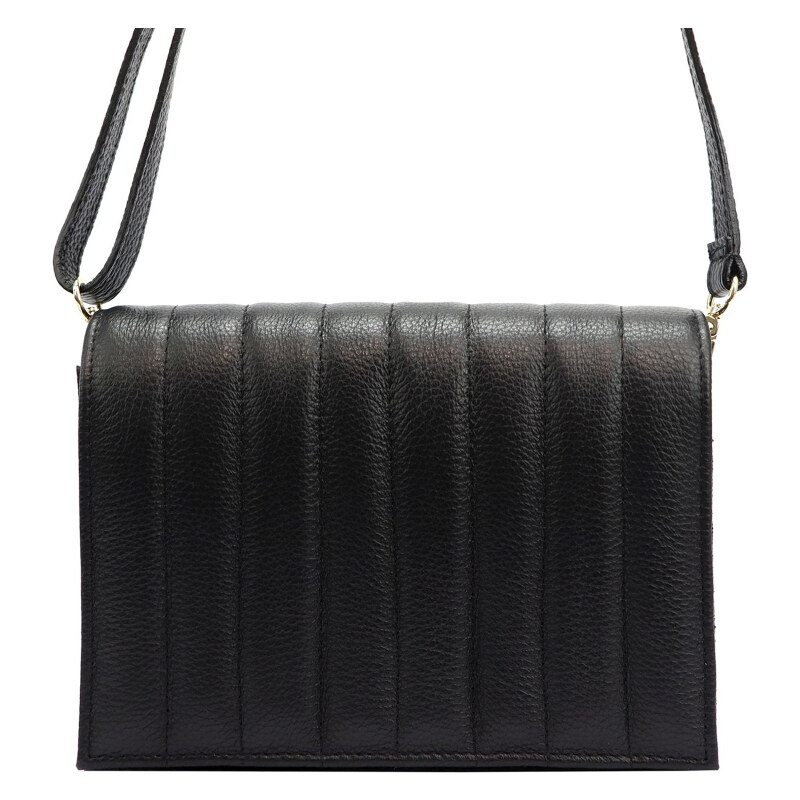 Kožená kabelka Luka čierna KZ49796 62179768