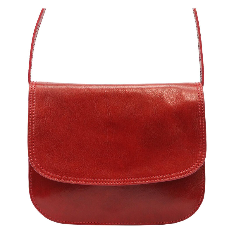 Kožená kabelka Florence červená KZ49771 62179769