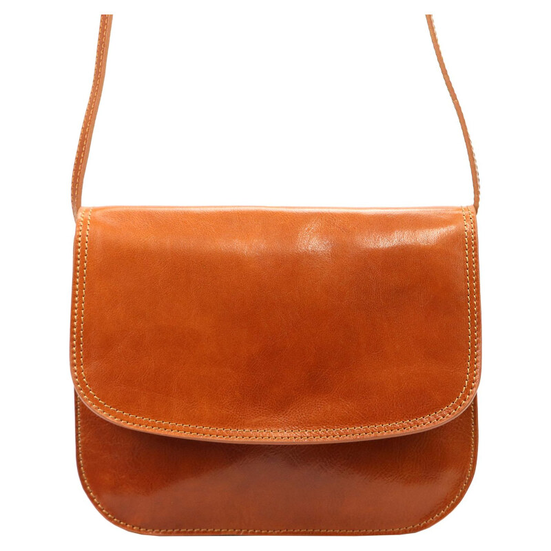 Kožená kabelka Florence hnedá KZ48622 62840719