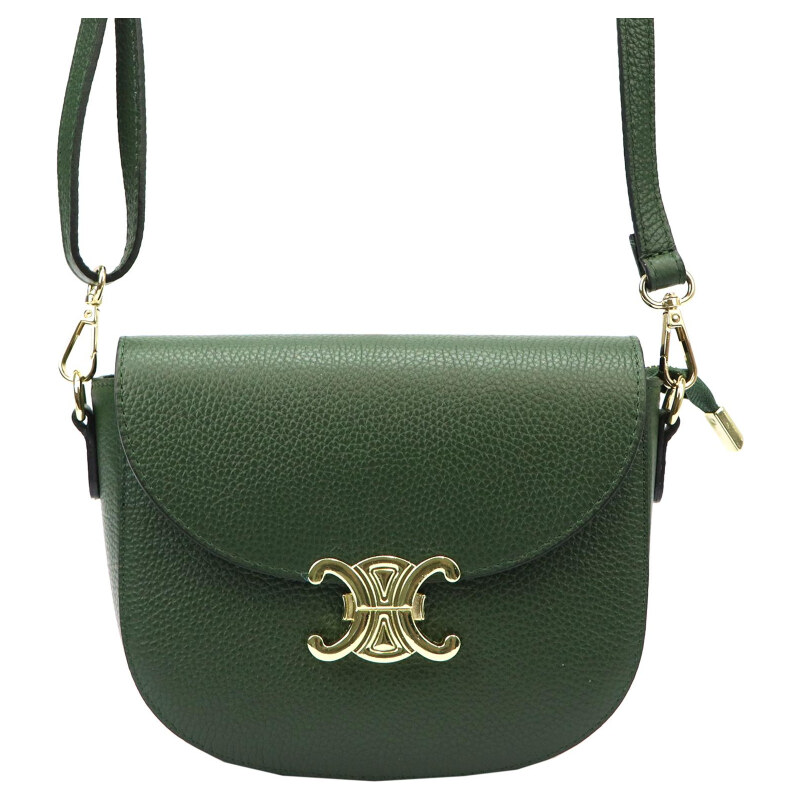 Kožená kabelka Luka zelená KZ49492 62179805