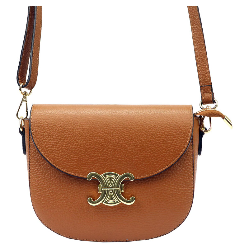 Kožená kabelka Luka hnedá KZ49490 65764866