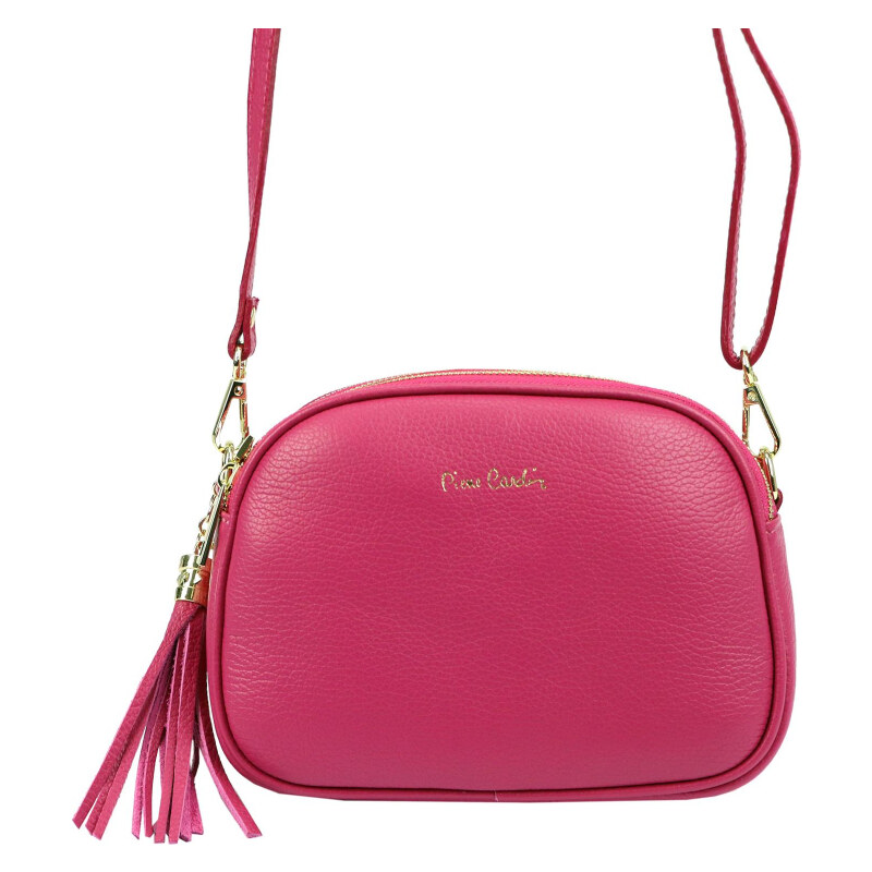 Kožená kabelka Pierre Cardin fuchsiová KZ41665 62179813