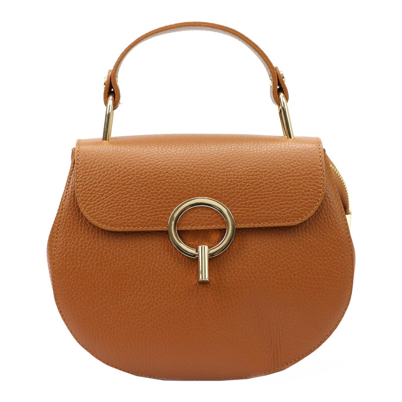 Kožená kabelka Luka hnedá KZ49009 62179833