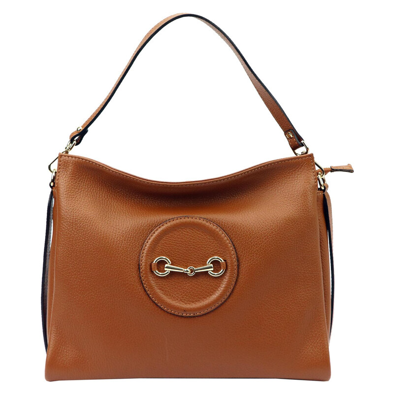 Kožená kabelka Luka hnedá KZ48630 62179852