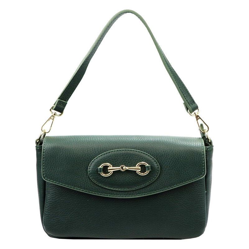 Kožená kabelka Luka zelená KZ48319 62179867