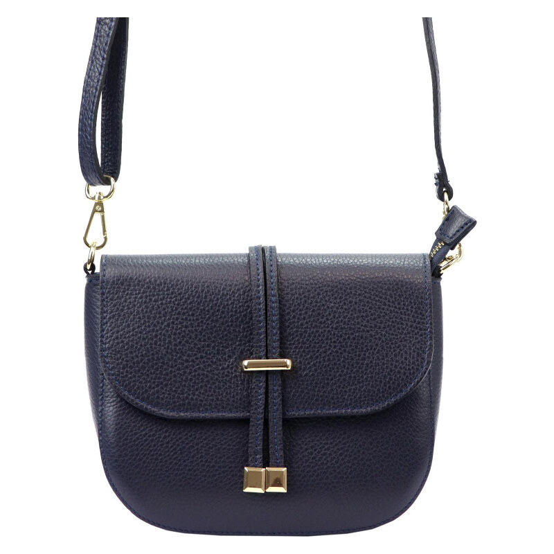 Kožená kabelka Luka modrá KZ48270 62179870