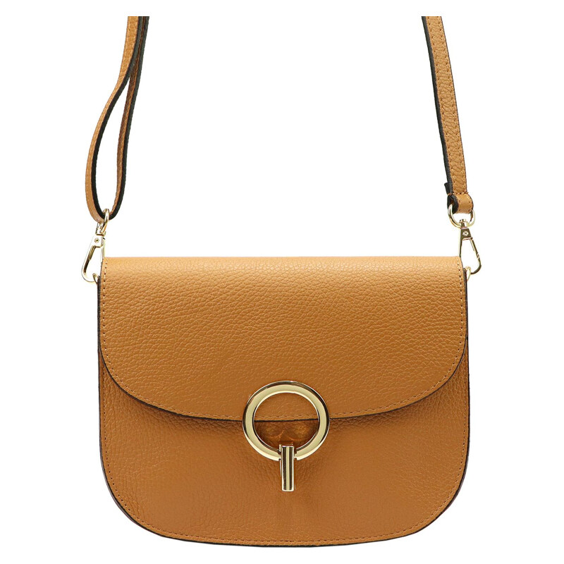 Kožená kabelka Luka hnedá KZ48091 65764878