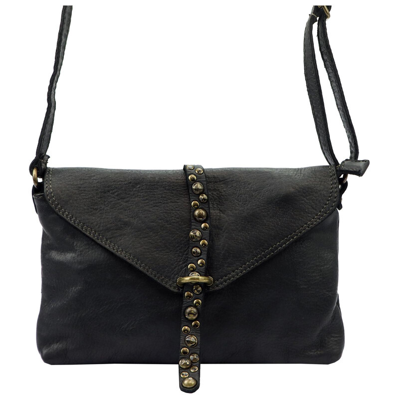 Kožená kabelka VS čierna KZ47423 67905280