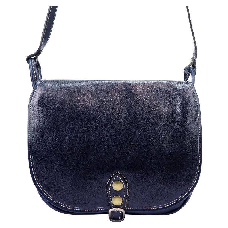 Kožená kabelka Florence modrá KZ47156 62468918