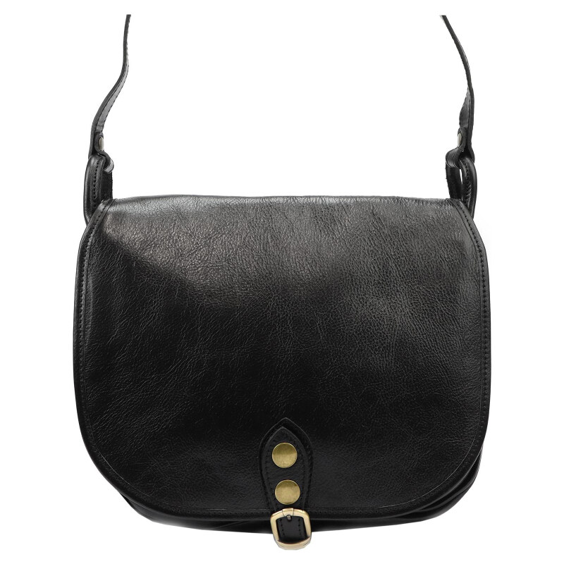 Kožená kabelka Florence čierna KZ47154 62468920