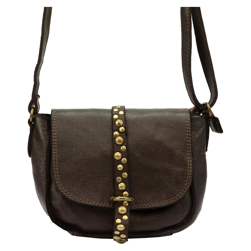 Kožená kabelka VS hnedá KZ47148 63739764