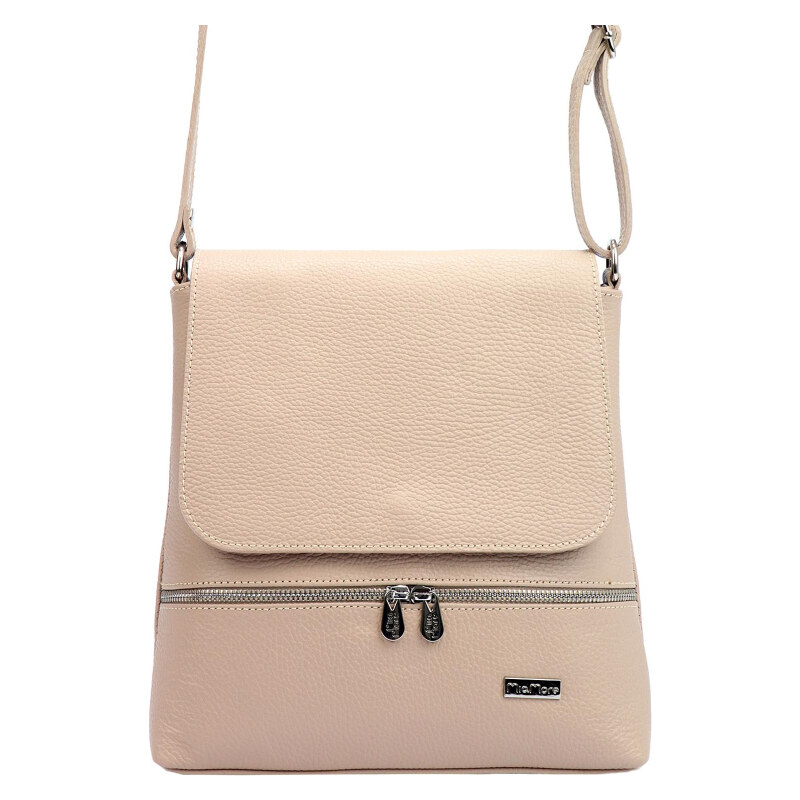 Kožená kabelka MiaMore ružová KZ45726 62179938