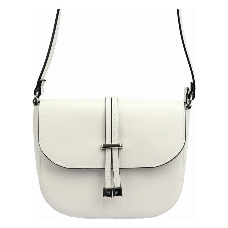 Kožená kabelka Luka biela KZ45616 62179956