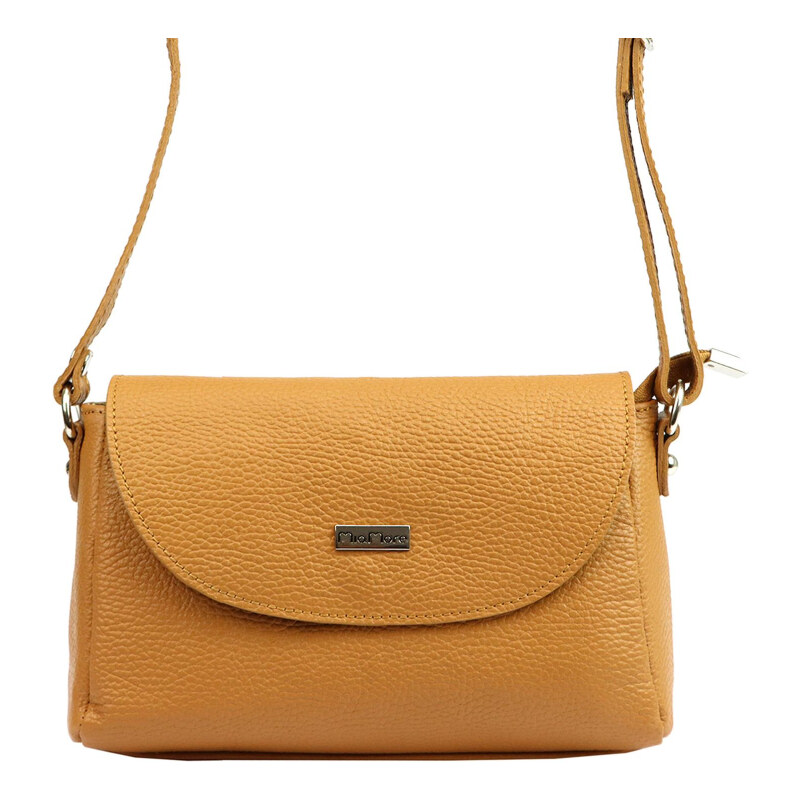 Kožená kabelka MiaMore hnedá KZ42429 62468926