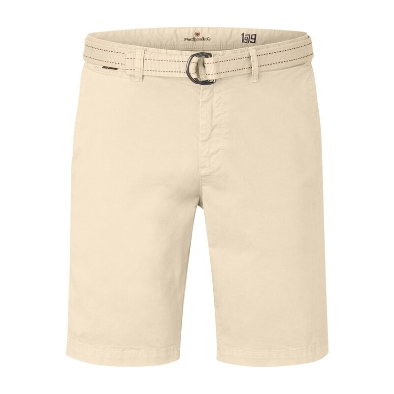 Redpoint Pánske béžové bermudy s opaskom RED POINT 52651360