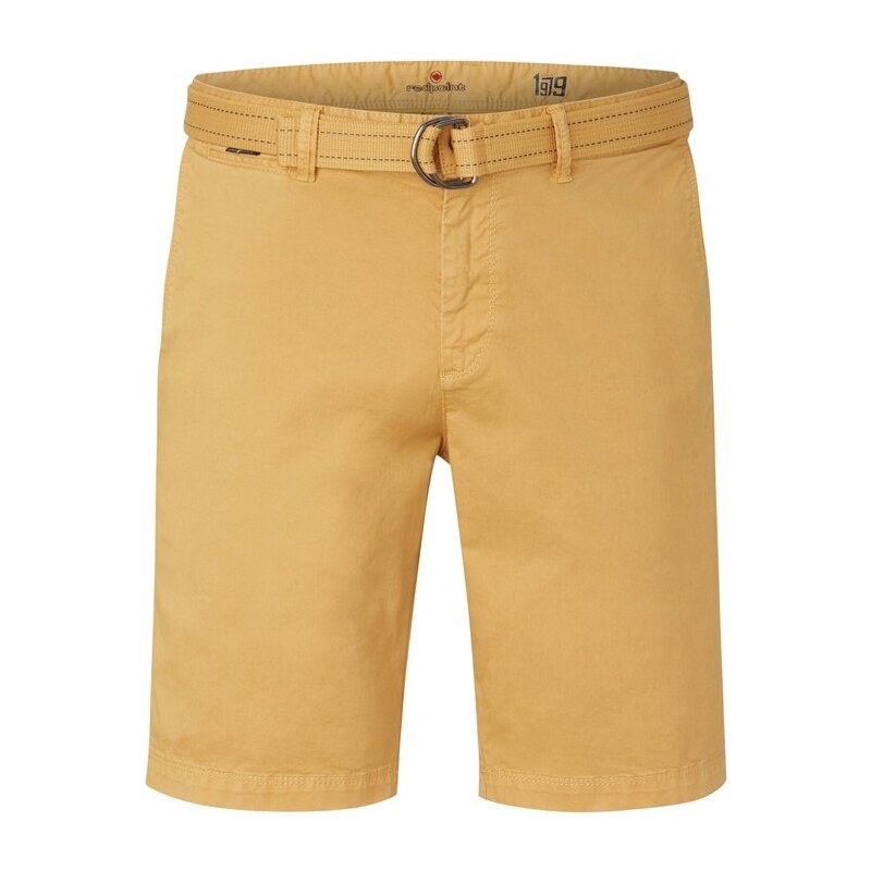 Redpoint Pánske okrové bermudy s opaskom RED POINT 52651361