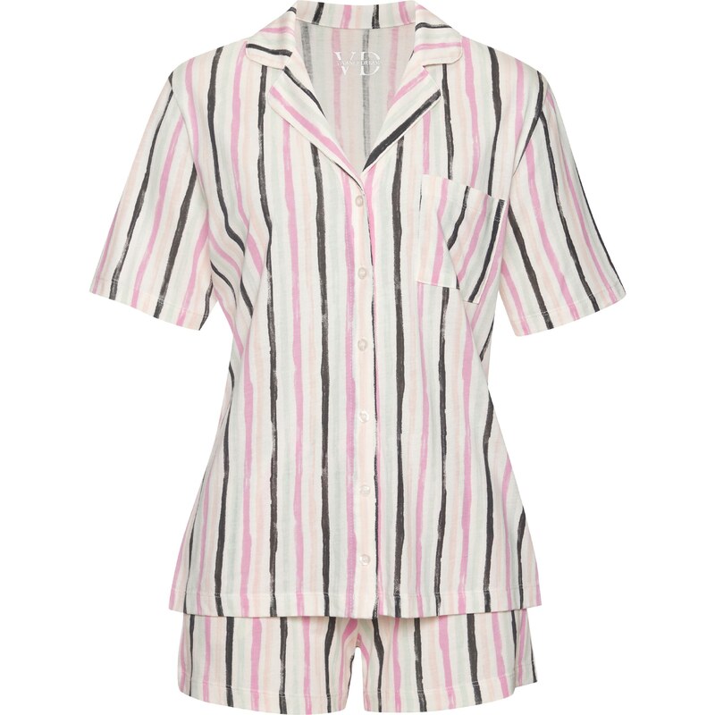 VIVANCE Kraťasy Dreams antracitová / zelená / staroružová 54286457