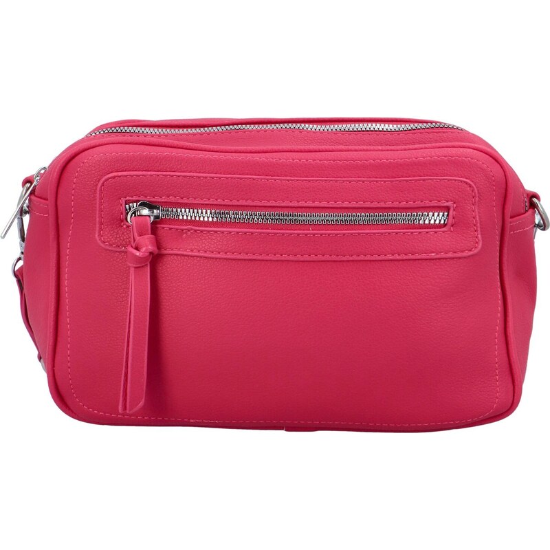 Dámska crossbody kabelka fuchsiová - Paolo bags Tselmega ružová 52653874