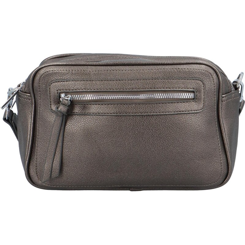 Dámska crossbody kabelka strieborná - Paolo bags Tselmega strieborná 52653877