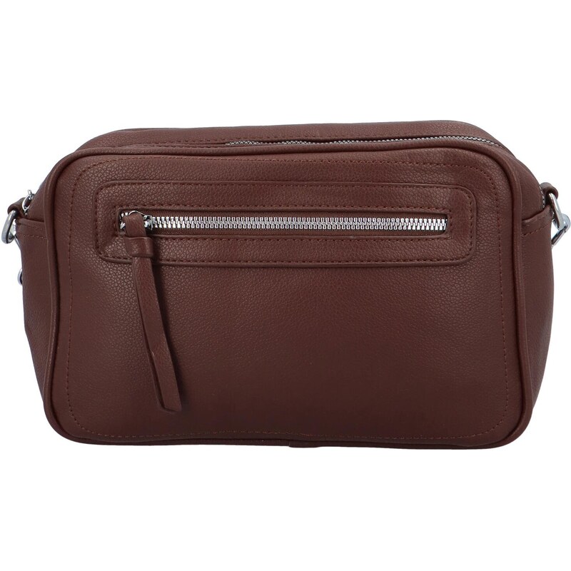 Dámska crossbody kabelka coffee - Paolo bags Tselmega coffee 52653878