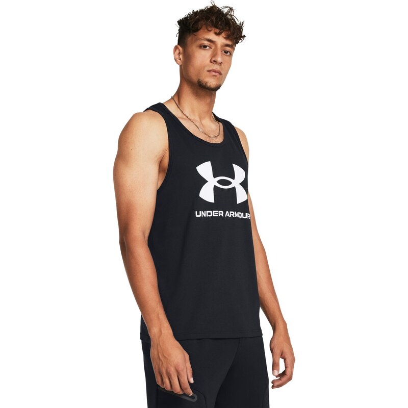 Under Armour UA SPORTSTYLE LOGO TANK Black 52654649