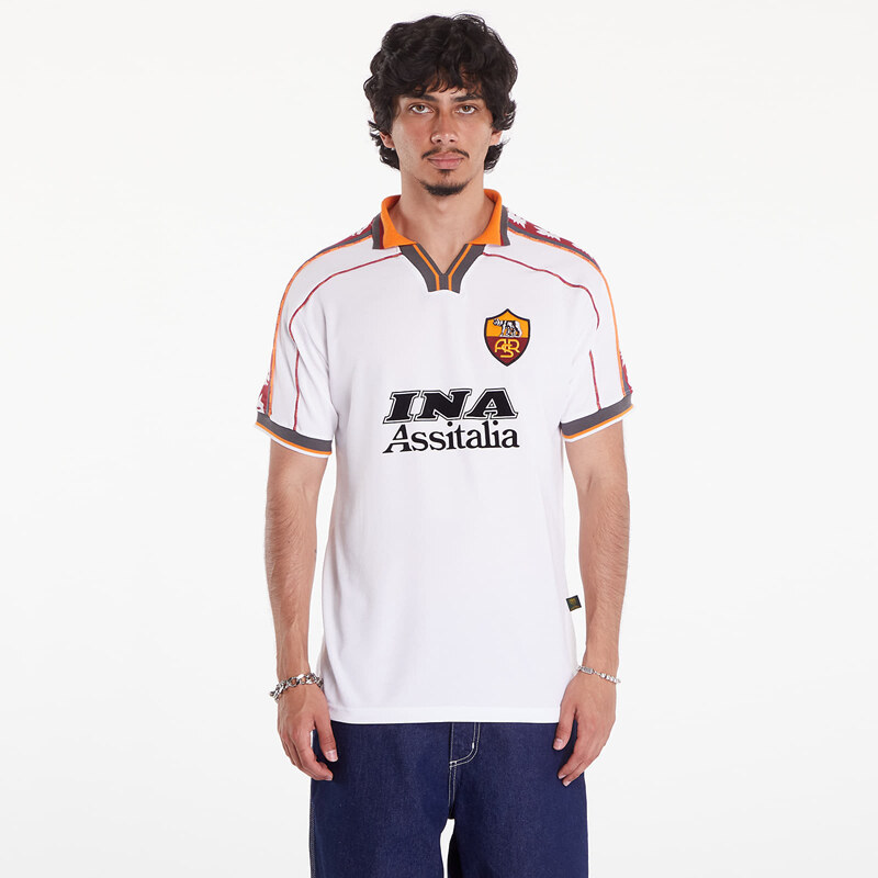 Dres COPA AS Roma 1998 - 99 Away Retro Football Shirt UNISEX White XXL 52662629