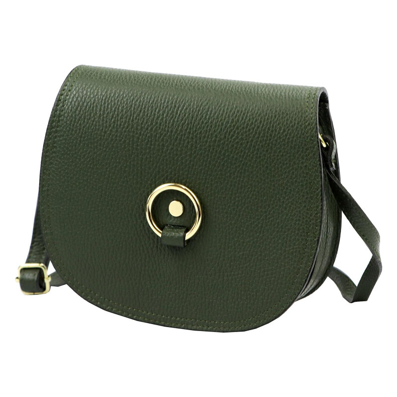 Kožená kabelka Florence zelená KZ53691 62179397