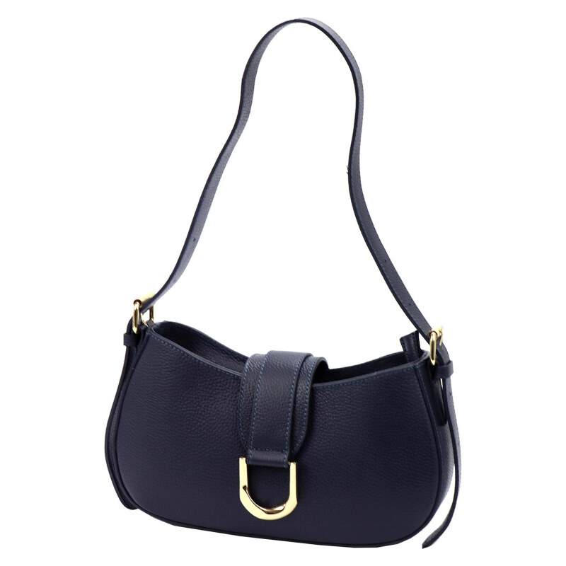 Kožená kabelka Luka modrá KZ53885 62179408