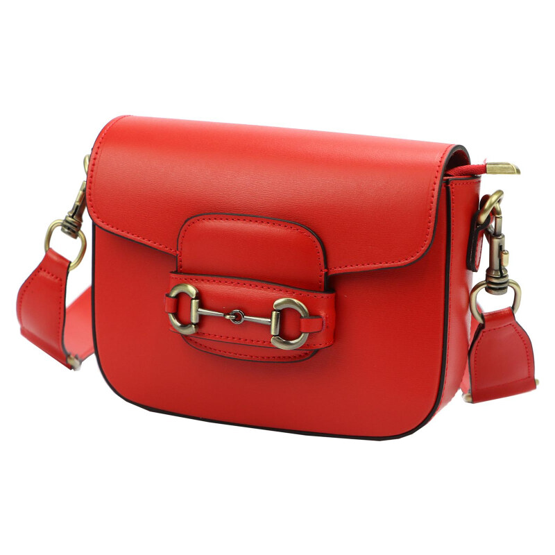 Kožená kabelka Luka červená KZ53658 62179418