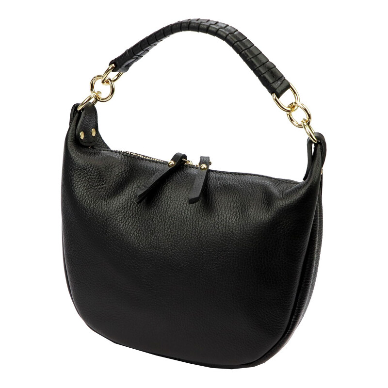 Kožená kabelka Luka čierna KZ53611 65766590