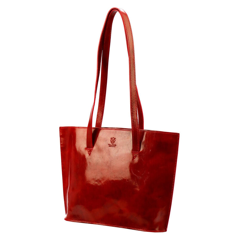 Kožená kabelka Florence červená KZ53702 62179435