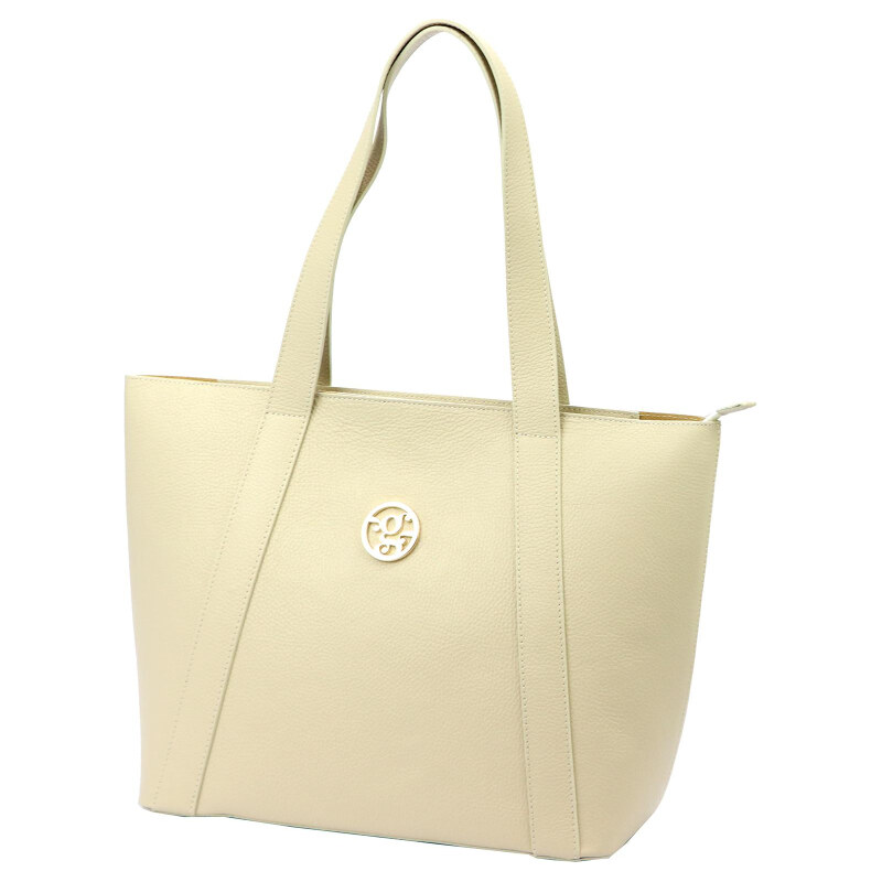 Kožená kabelka Gregorio béžová KZ53610 66082816