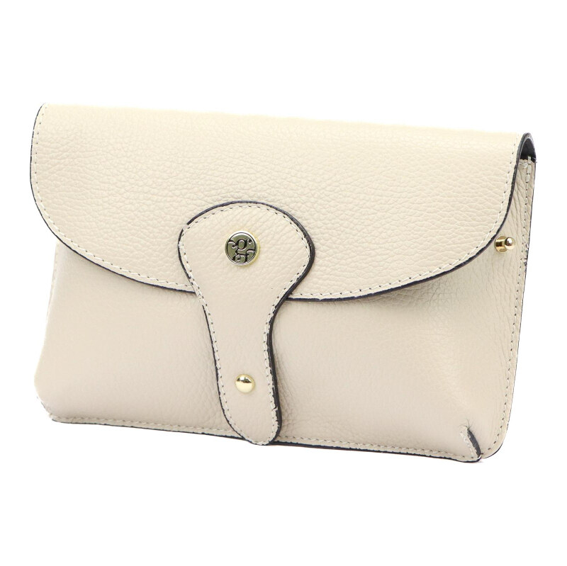 Kožená kabelka Gregorio béžová KZ50845 66094900