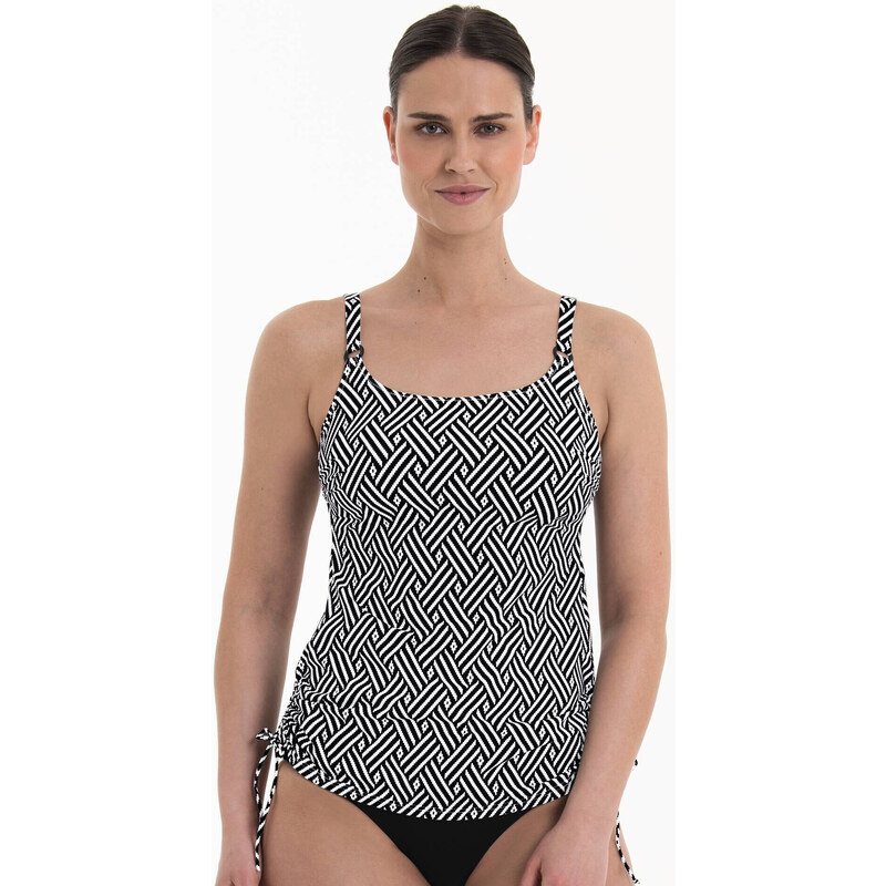 Dámsky top 6577-1.430 Čierny s bielou - Anita 52688219