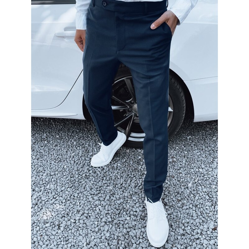 Dstreet Zaujímavé granátové pánske nohavice 52694816