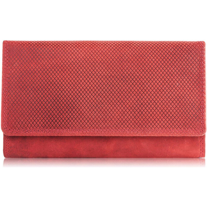 Paolo Peruzzi Dámska kožená peňaženka veľká VintageT-113-HRD | červená 52696737